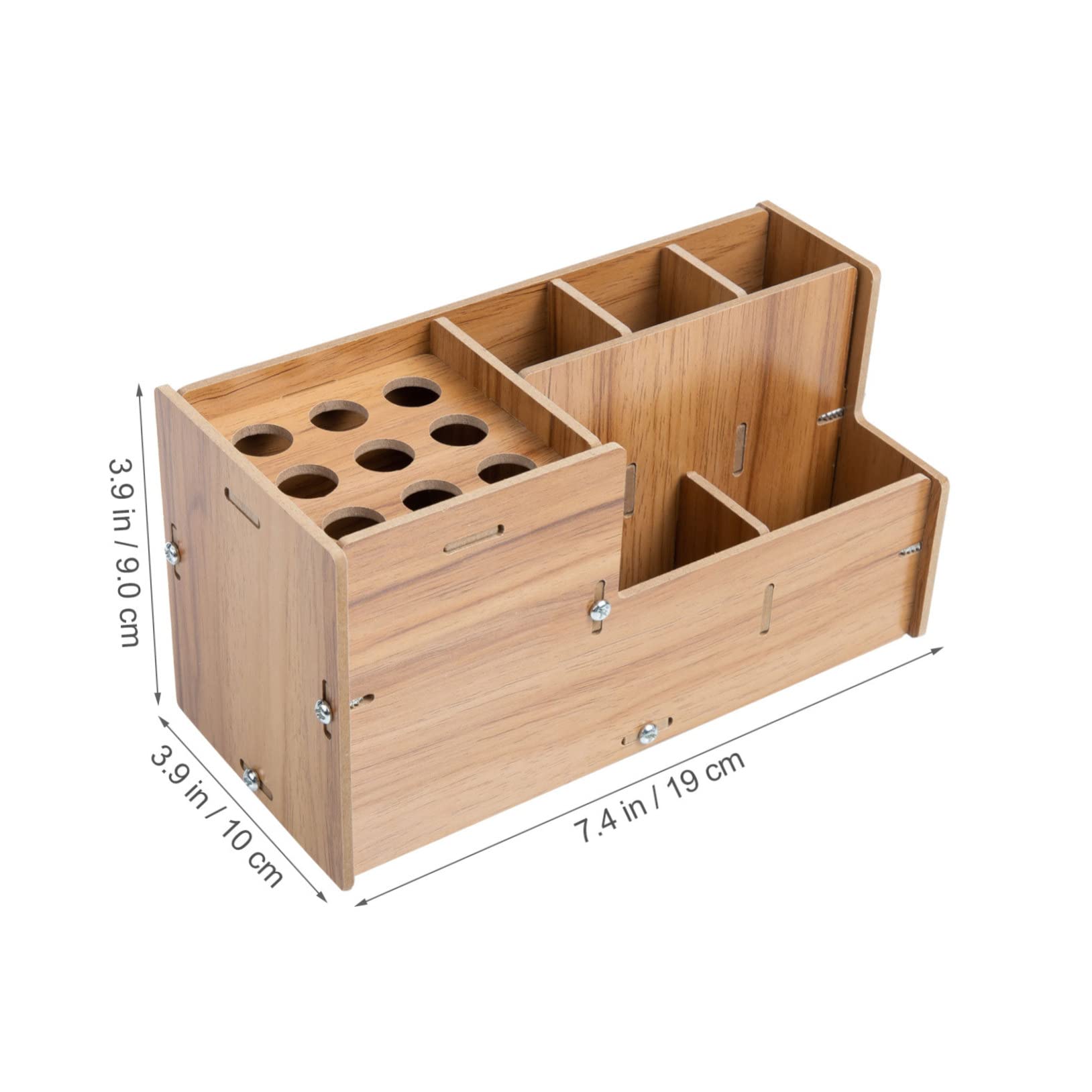 FRCOLOR Hairdressing Tool Box Anti-slip Storage Box Scissor Rack Hair Scissors Holder for