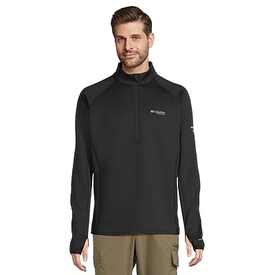 Columbia Crystal Leaf Omni Heat Helix Half Zip Men