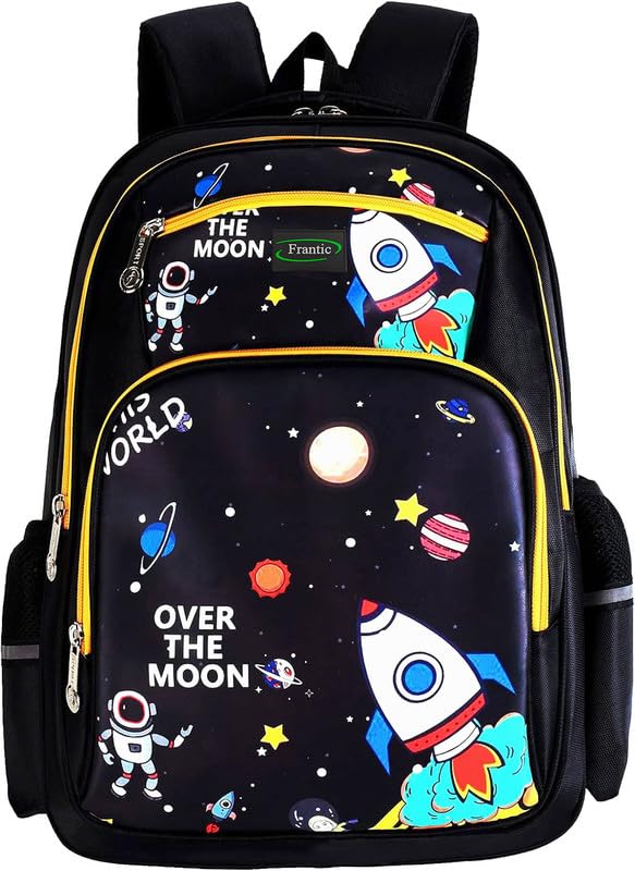 Image of Frantic RR4Zipper Waterproof Polyester 26 L School Backpack School Bag Daypack Picnic Bag For Boys & Girl