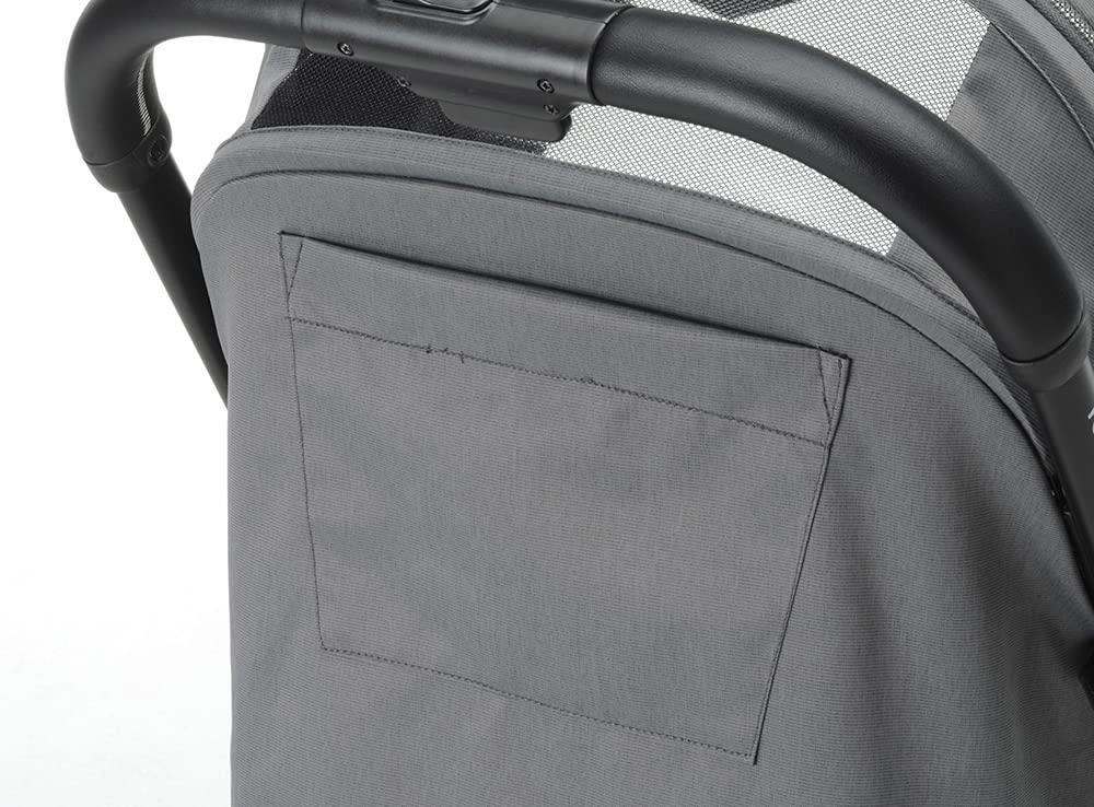 Foppapedretti Passeggino Compatto Jumbo, 0-22 Kg (0-4 anni), Chiusura ad 1 mano, Chiusura Self-Standing, Schienabile Regolabile, Ruote Ammortizzate, Cesto Porta Oggetti, Telaio in Alluminio, Scarlatto