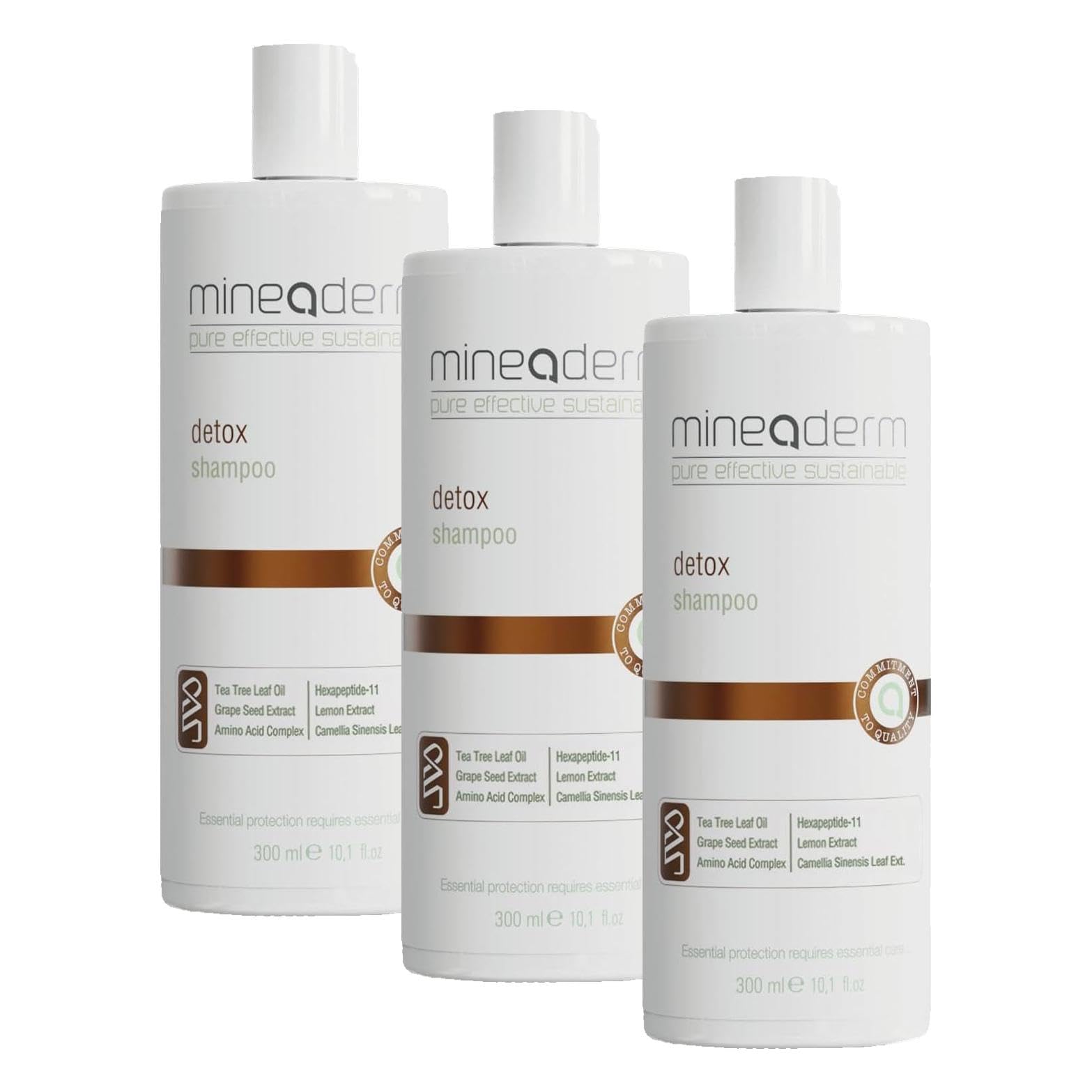 Mineaderm Detox Şampuan 300 ml (3 paketi)