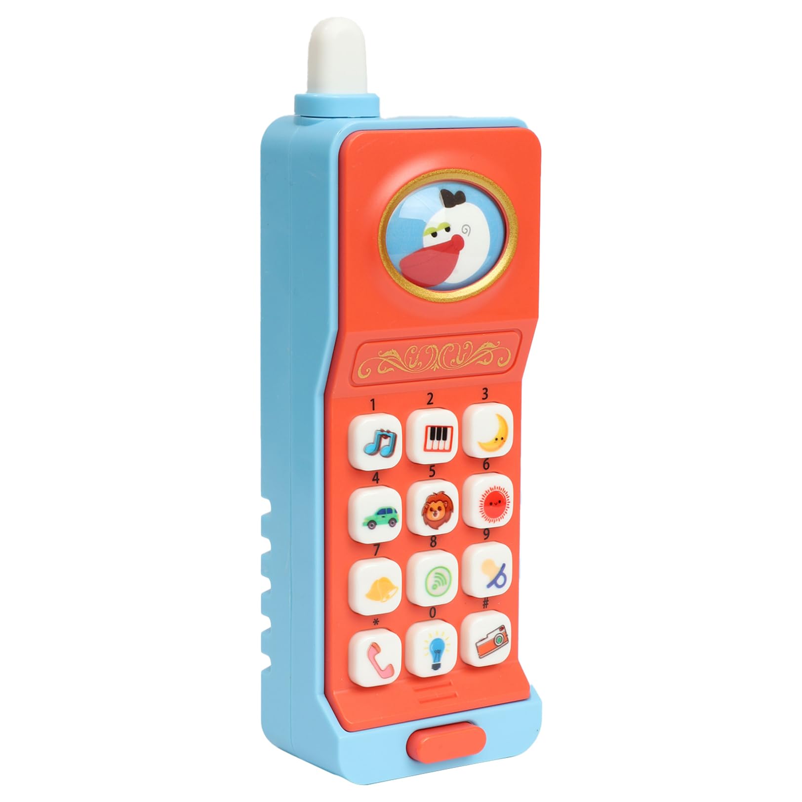 Kids Model Phone Toys Gifts Funny Toys Cell Phone for Girls Boys Ages 1-3 Years Old Preschoolers Red One Size