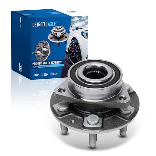 Miniatura 156 de Detroit Axle - Cubo de rodamiento de rueda delantera para Jeep Grand Cherokee Wrangler Wagoneer Comanche TJ Juego de montaje de bujes de rodamiento