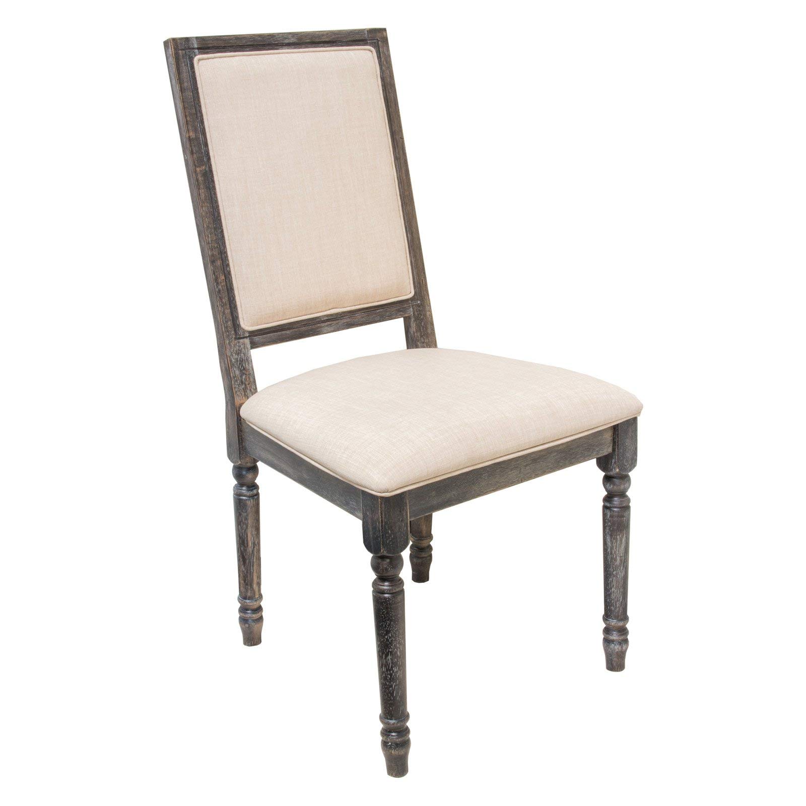 Best Master FurnitureUpholstered Dining Chair - Set of 2, Grey