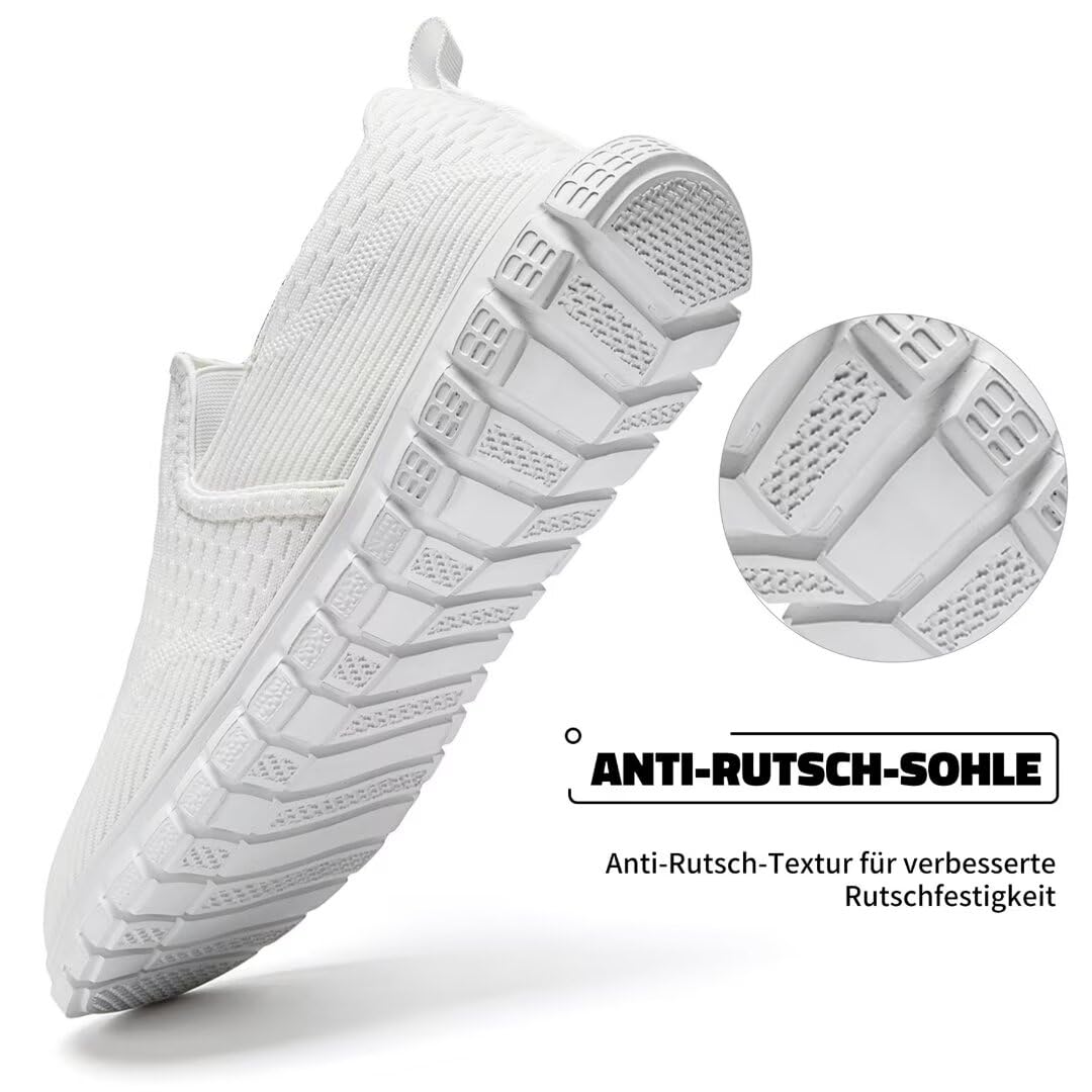 Oltyutc Mocassini da Uomo Slip on Sneaker Casual Scarpe da Running Corsa Scarpe Antinfortunistica Leggera Fitness Traspirante Camminata