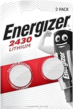 Energizer CR2430 Batteries (2 Pack) - 3V Lithium Coin Battery - Long Lasting Power - Volvo Car Key Fob, Remote Controls, Watches, Medical Devices, Calculators, Toys