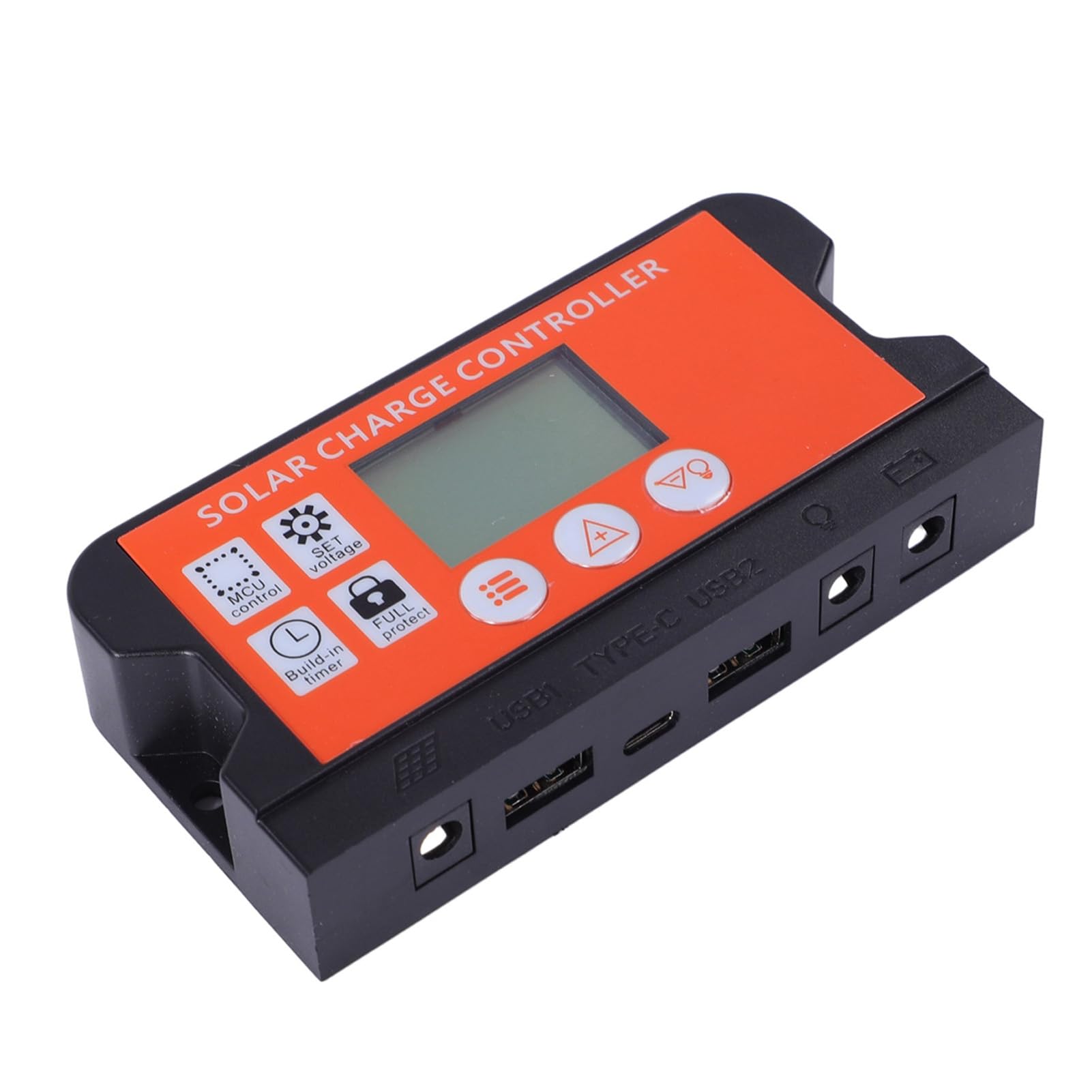 Rengue Chargeur Solaire Portable Chargeur de Panneau de Silicium Monocristallin avec Ports USB Type C et DC5521 Charge Rapide Intelligente Alimentation Multi-appareils pour les Randonneurs Camping