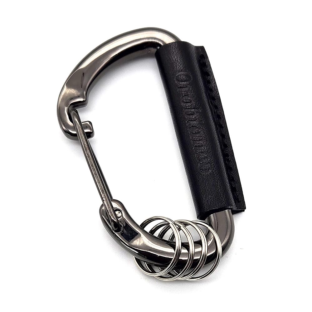 Amazon.co.jp: オロビアンコ カラビナ キーリング ブラック 別注