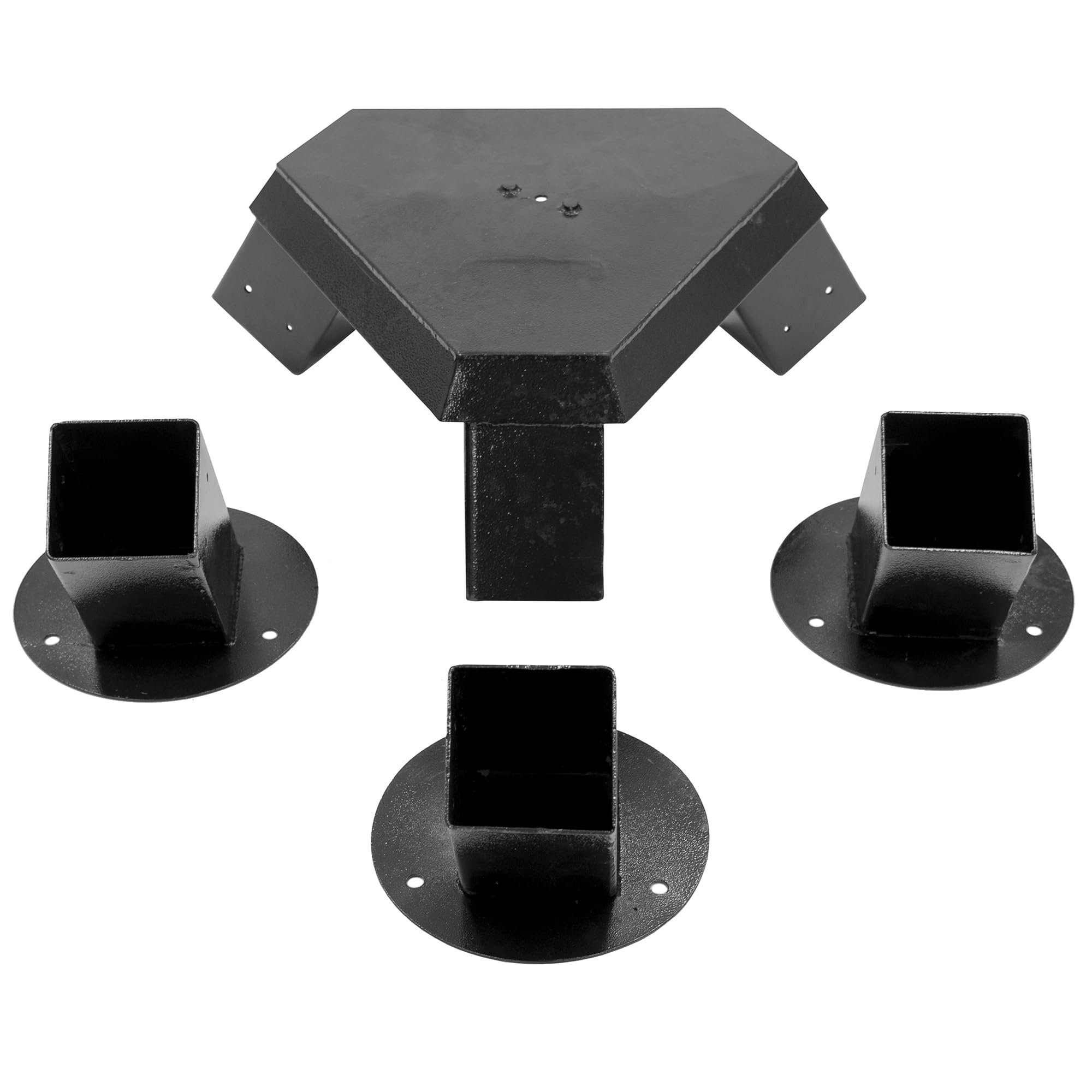 Vivere BRAKIT4-TPOD Zestaw biustonosza do statywu 4 x 4 słupków hamakowych 1,2 m, 1,5 m i 1,8 m, czarny
