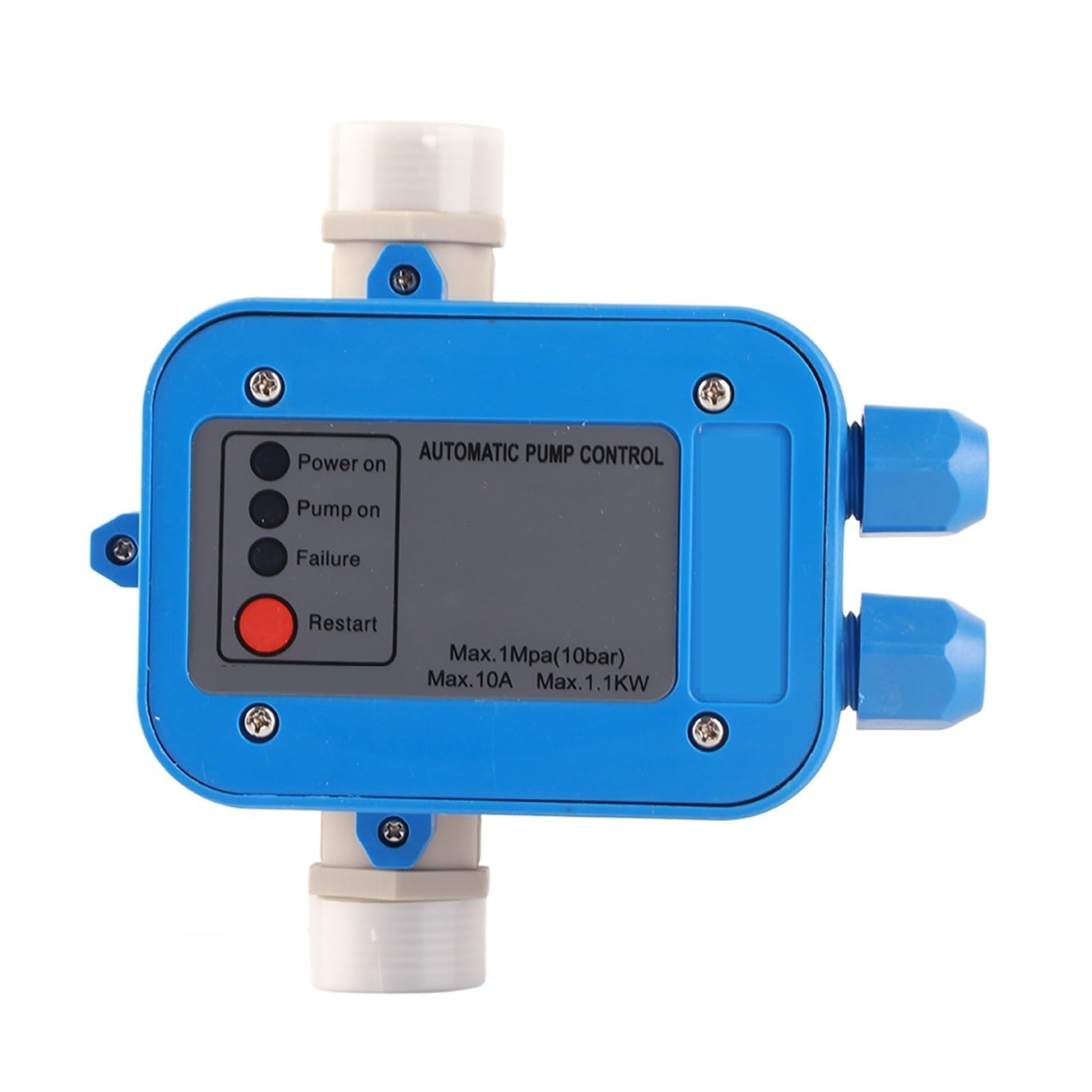 Bgaza One Color Automatic Water Pump Pressure Controller 10Bar 1.1Kw 10A Switch Constant Pressure Auto Control Unit For Home Garden Irrigation