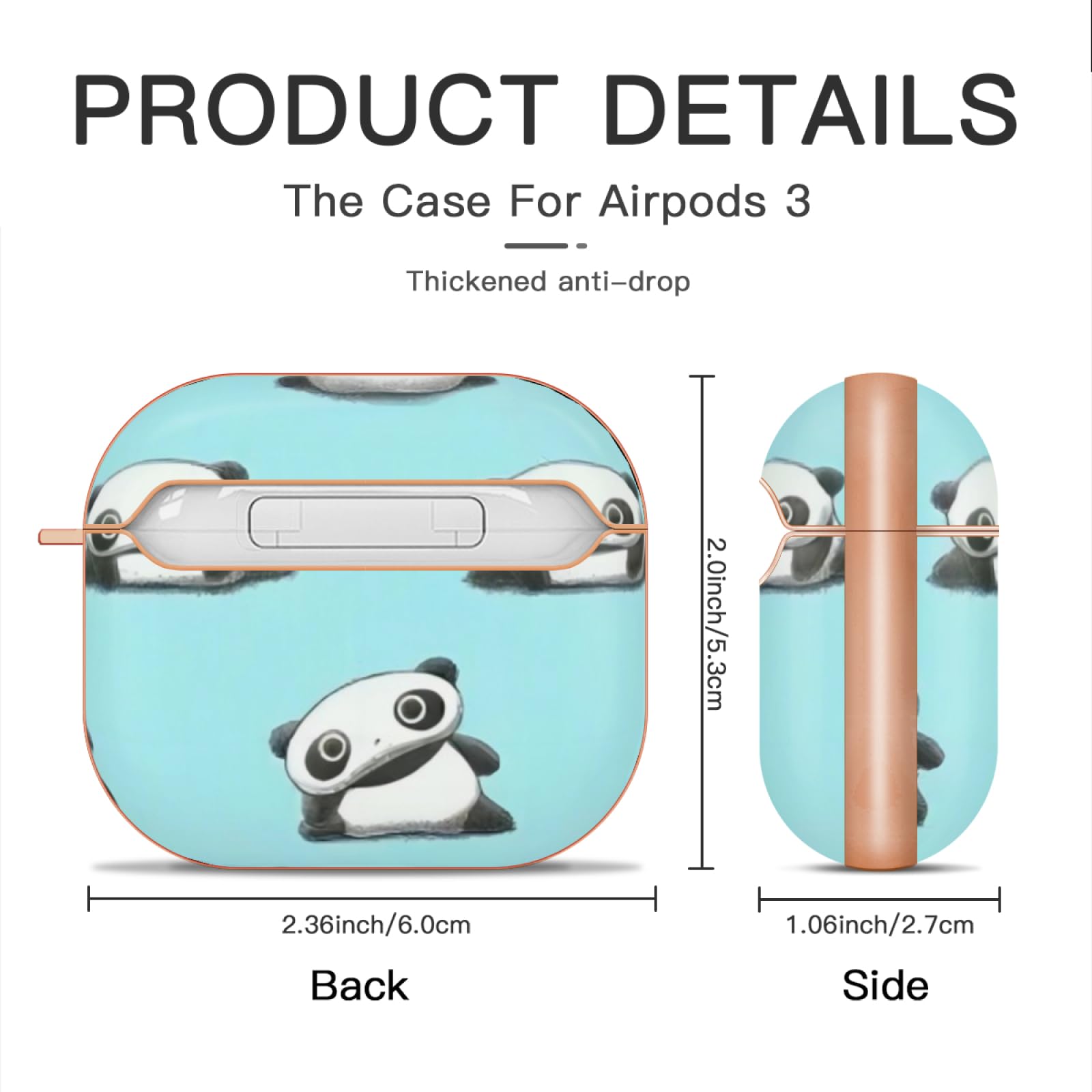 Airpods 第3世代 ケースアーバンフィット ASD02112　ロズゴールド Airpods 第3世代 ケースアーバンフィット ASD02112 ロズゴールド