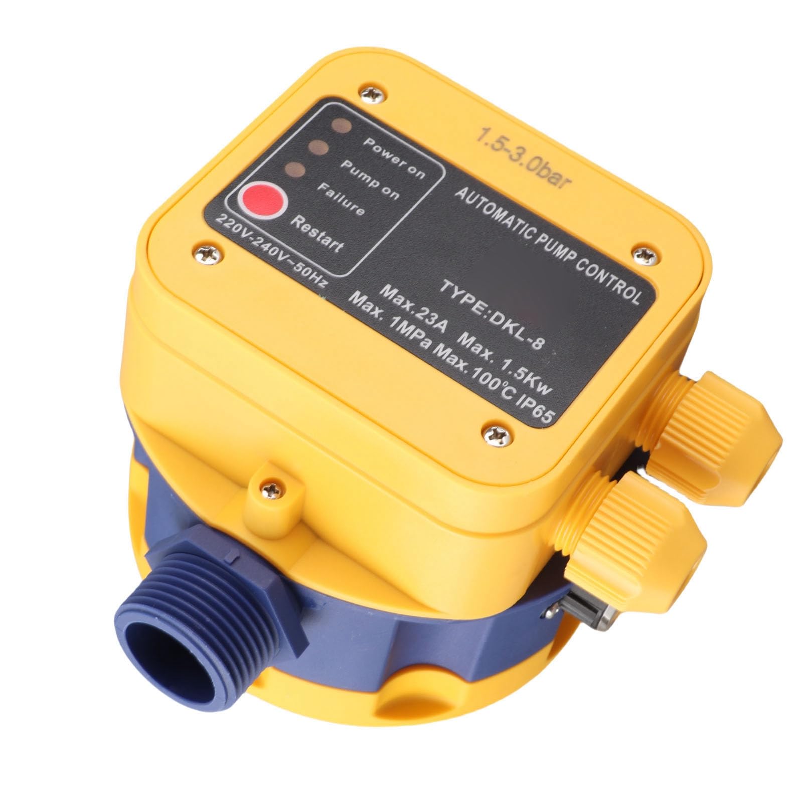 CHICIRIS Contrôleur de Pompe à Eau avec Pressostat électronique, 145PSI