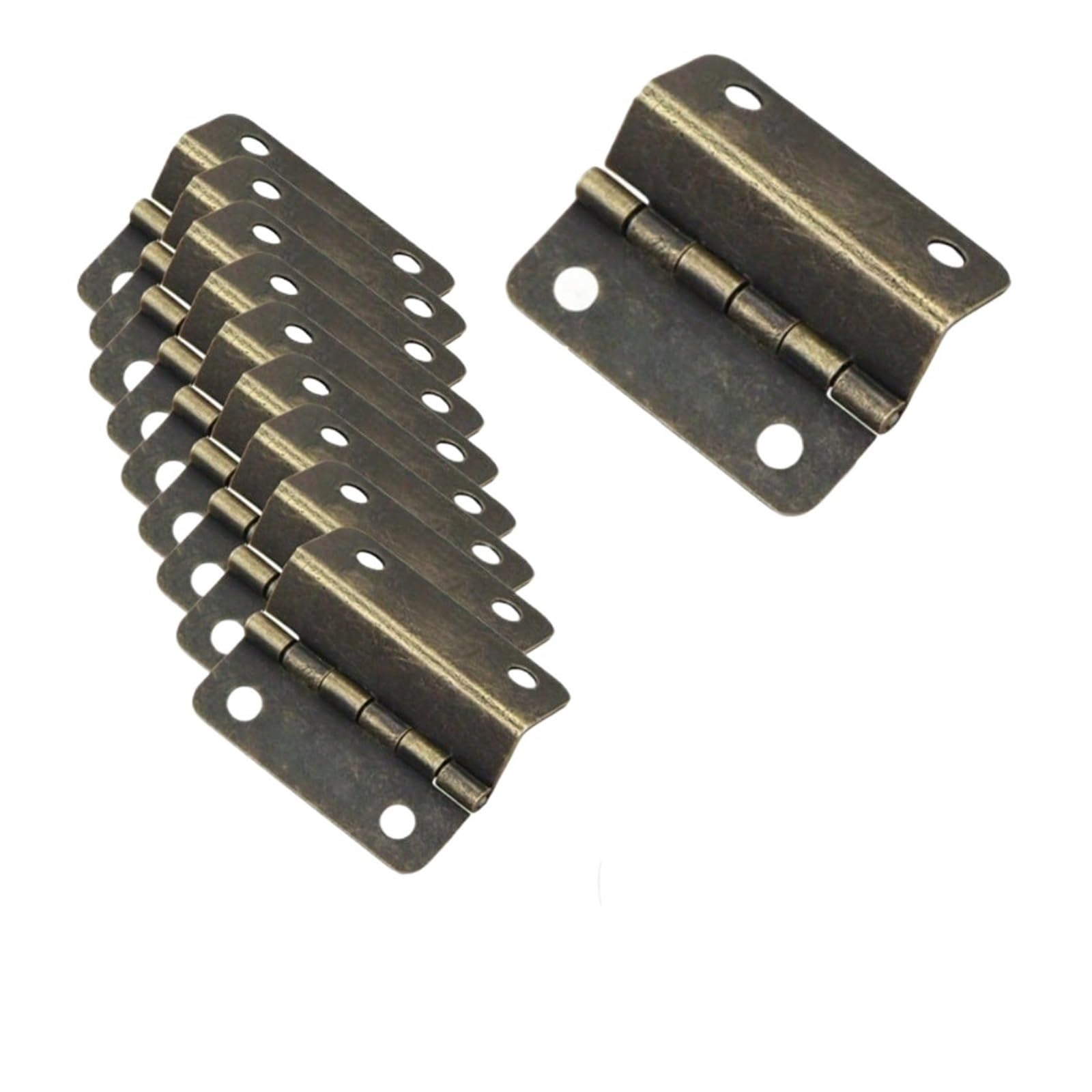 Pjfcewfdgx One Color 10Pcs Bronze Folding Hinges
