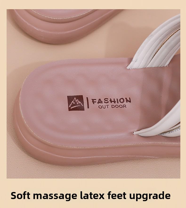 New mother slippers middle-aged women wear fashionable non-slip and comfortable middle-aged and elderly flat-bottomed breathable sandals4