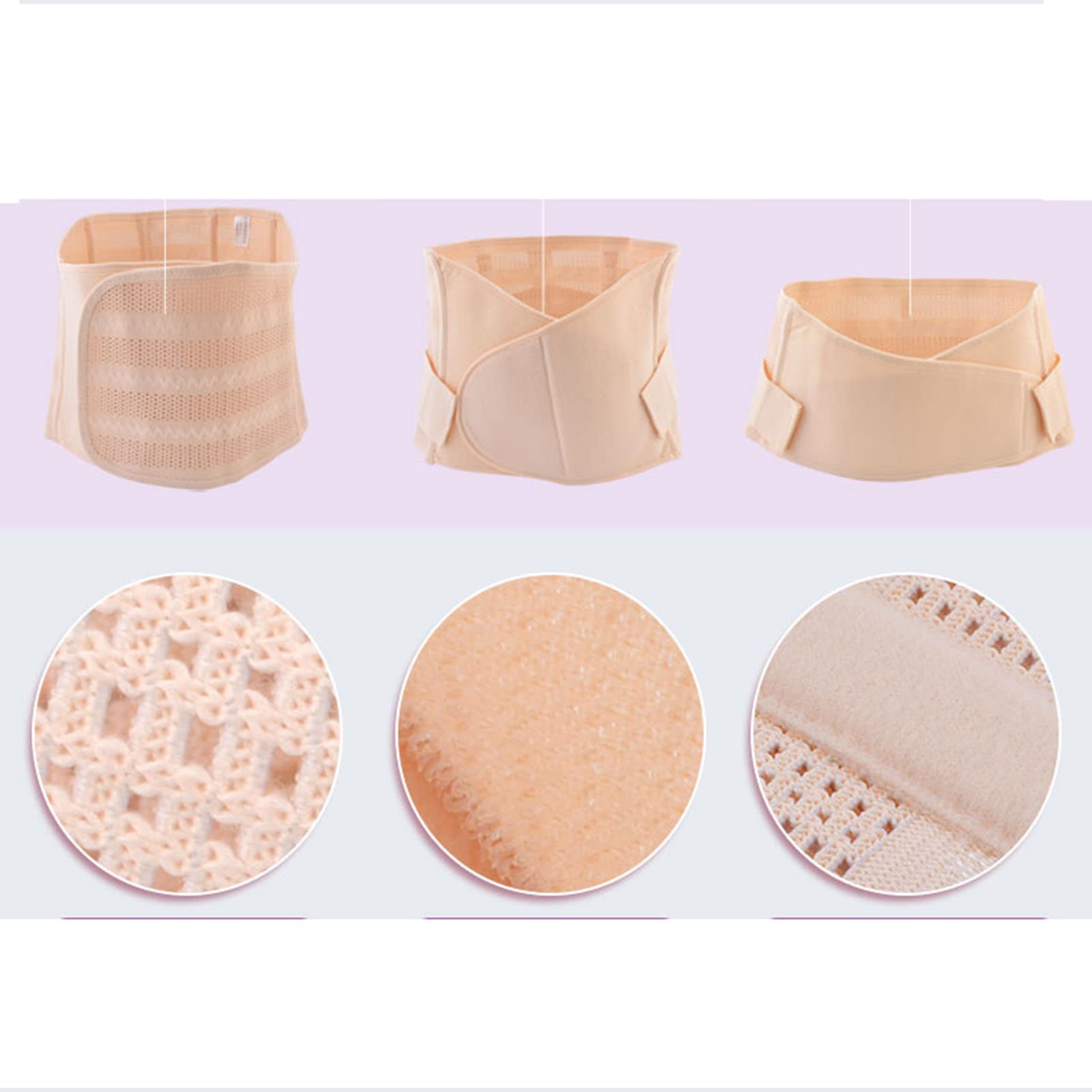 3 in 1 Post-Partum Supporto per La Pancia Involucro di Recupero, Supporta La Stabilità Muscolare E Scheletrica, Donne E maternità, Cinturini per Donne Shaper per Il Corpo