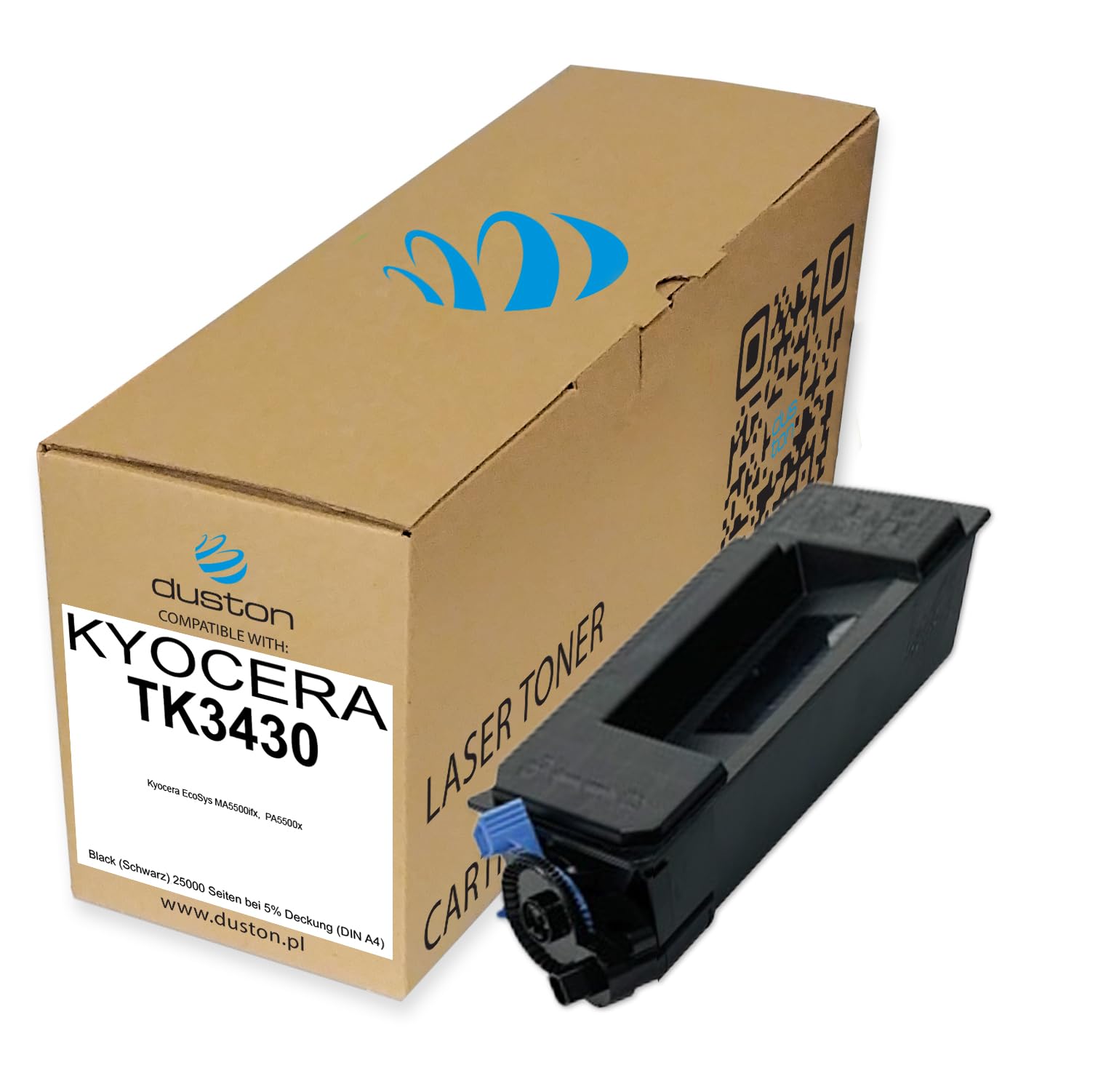duston 3X TK3430, 1T0C0W0NL0 czarny toner kompatybilny z Kyocera EcoSys MA5500ifx PA5500x