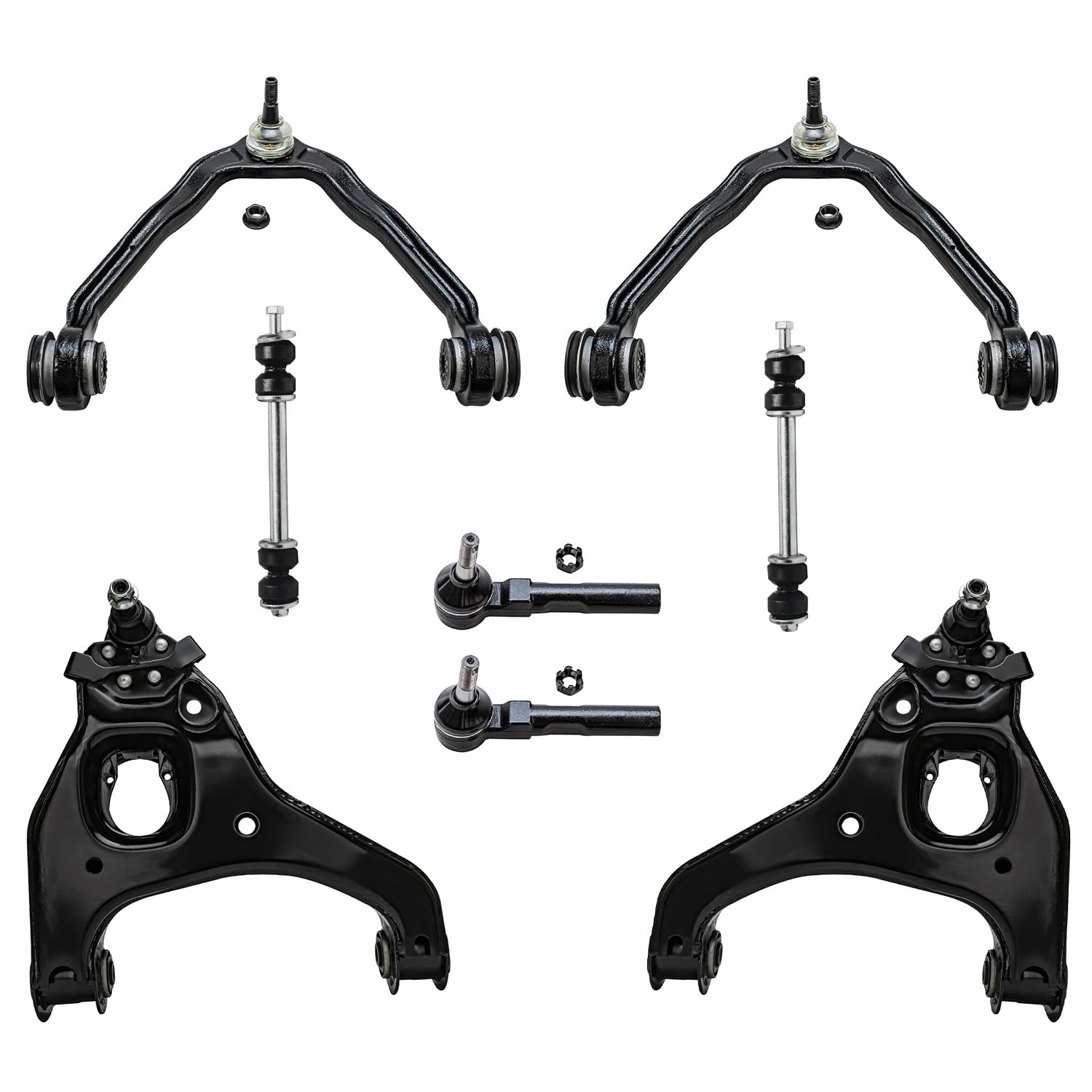 Detroit Axle - RWD 8pc Front Control Arms Kit for 99-06 GMC Sierra 1500