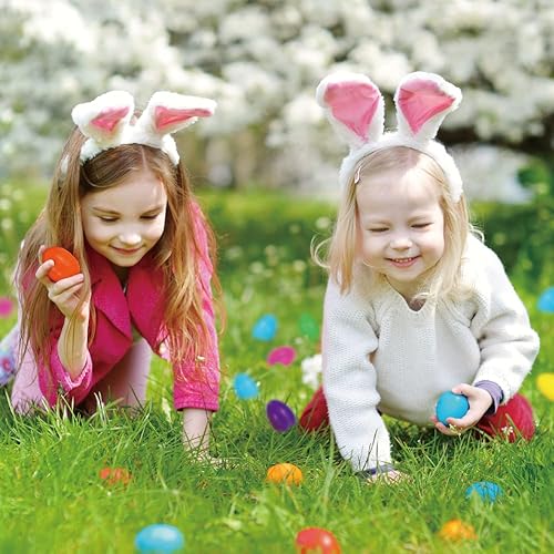 Miniatura 2 de 200 huevos de Pascua a granel, huevos de Pascua rellenables de plástico de 2.4 pulgadas, huevos de Pascua vacíos brillantes y coloridos para fiesta