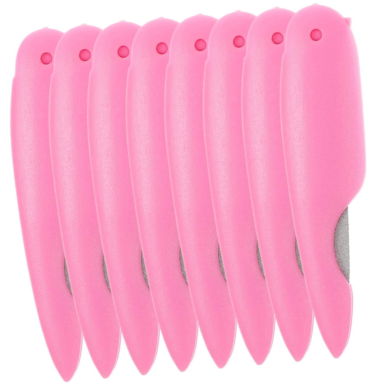 FOMIYES 40piezas Limadores De Uñas Metálicos Plegables Para Manicura Herramientas De Pulido Para Uñas De Manos y Pies Diseño Portátil y Elegante Para Uso Personal y Salones De Belleza