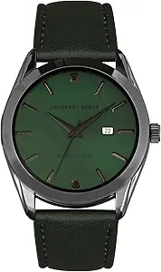 Geoffrey Beene Mens Watches Quartz Analog Wrist Watch for Men with Date Dress Watch Elegant Gift for Men