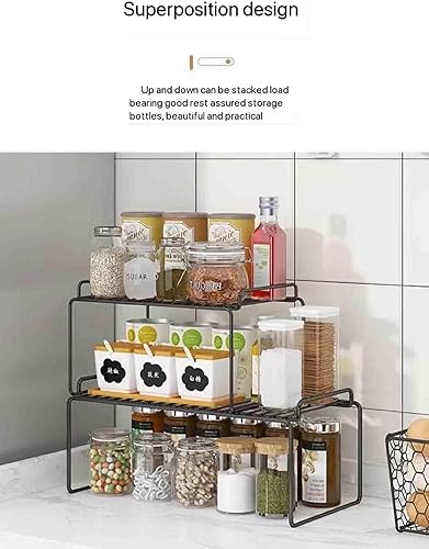 Miniatura 5 de 2 Pack Hanging Bathroom Washbasin Organizer Metal Cosmetic Holder Kitchen Counter Organizers Multi-Purpose Rack for Kitchen (Black)