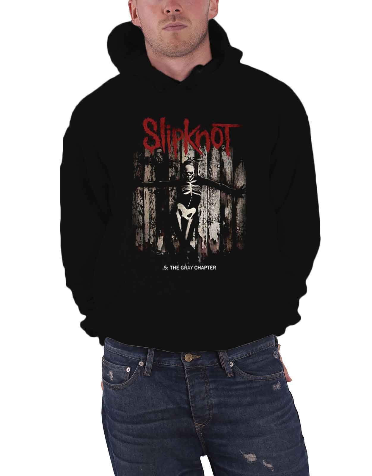 Slipknot Gray Chapter Album Cover Herren Nue Schwarz Pullover Kapuzenpullover