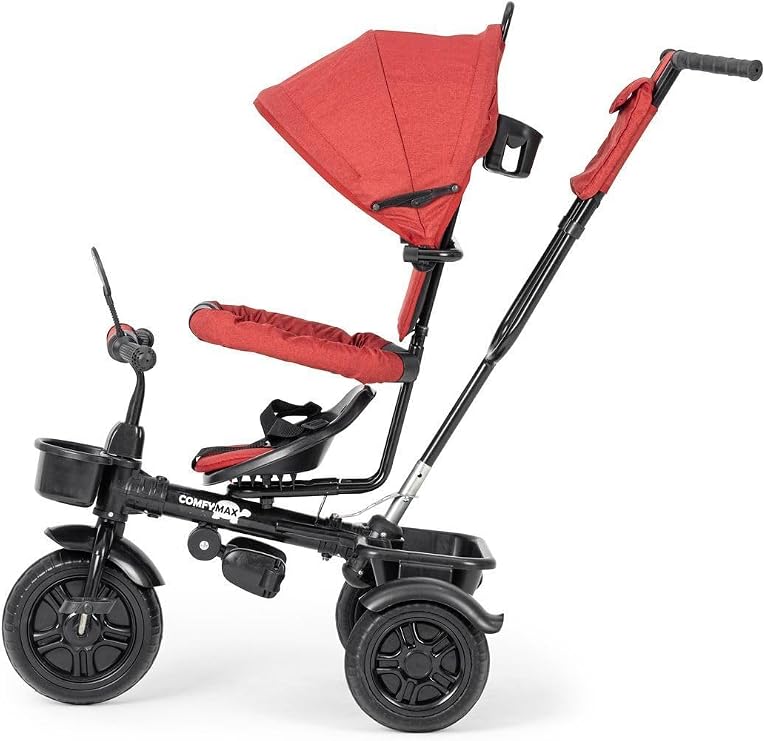 Comfymax COFYMAX Roadstar İtmeli Ebeveyn Kontrollü 3 tekerlekli Bebek Çocuk Bisikleti
