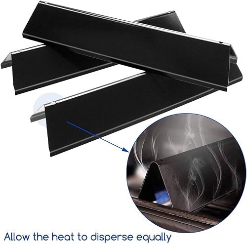 Miniatura 4 de Utheer 7635 Barras aromatizantes de 15.3 pulgadas para Weber Spirit I y II 200 Series (2 quemadores), Spirit E210 E220 S210 S220 con pomos de