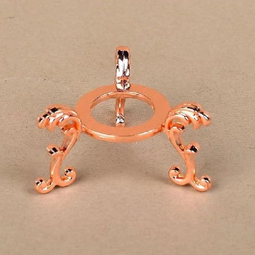 Miniatura 8 de Kit de pedestal de bases de exhibición de bolas de cristal multicolor, para grandes 3.150 in (3.15 pulgadas)3.937 in (4 pulgadas), pisapapeles de