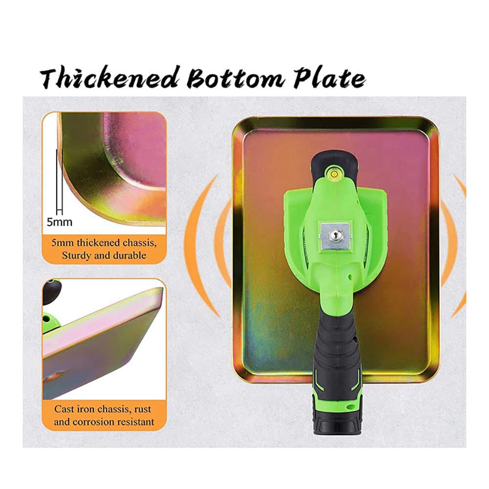 CANIAN Vibrador de hormigón, póquer de hormigón, 2800RPM, máquina vibradora de Cemento inalámbrica, Paleta de Placa Plana de hormigón de Mano para construcción