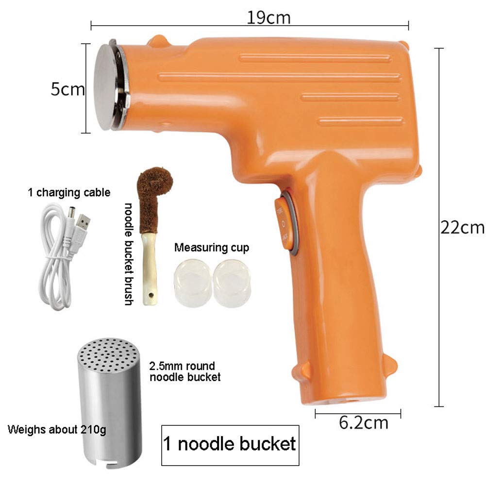 APOE Maszynka do makaronu ze stali nierdzewnej, maszyna do makaronu, automatyczna maszyna do makaronu, do spaghetti 2,5 mm, łatwe czyszczenie i użytkowanie