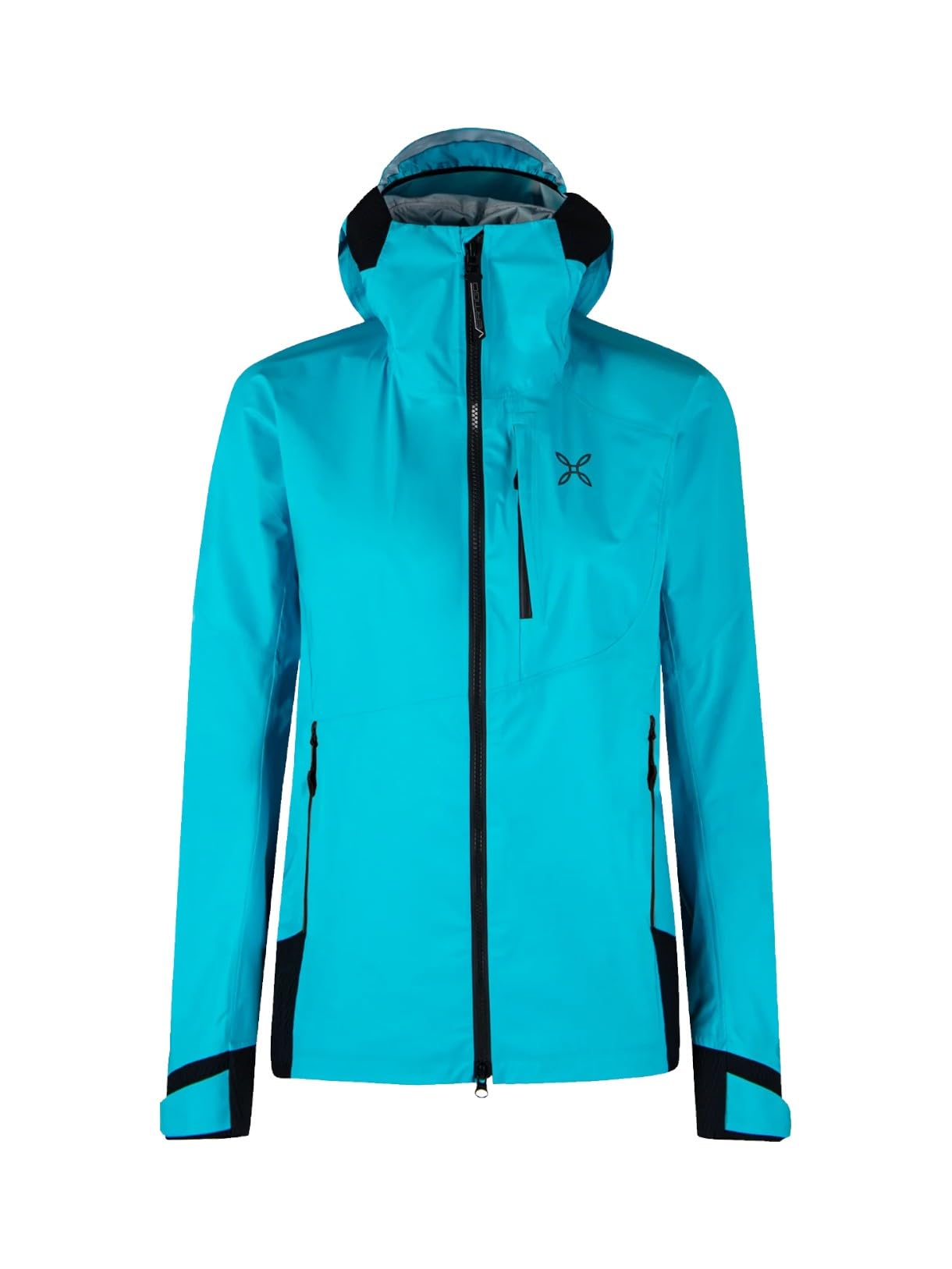 MONTURA VERTIGO Giacca impermeabile da donna con cappuccio, antivento, traspirante e ideale per sport in montagna, escursioni e avventure all'aria aperta.