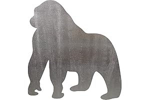 Elegant Gorilla Metal Cutout Shape for Farmhouse Decor