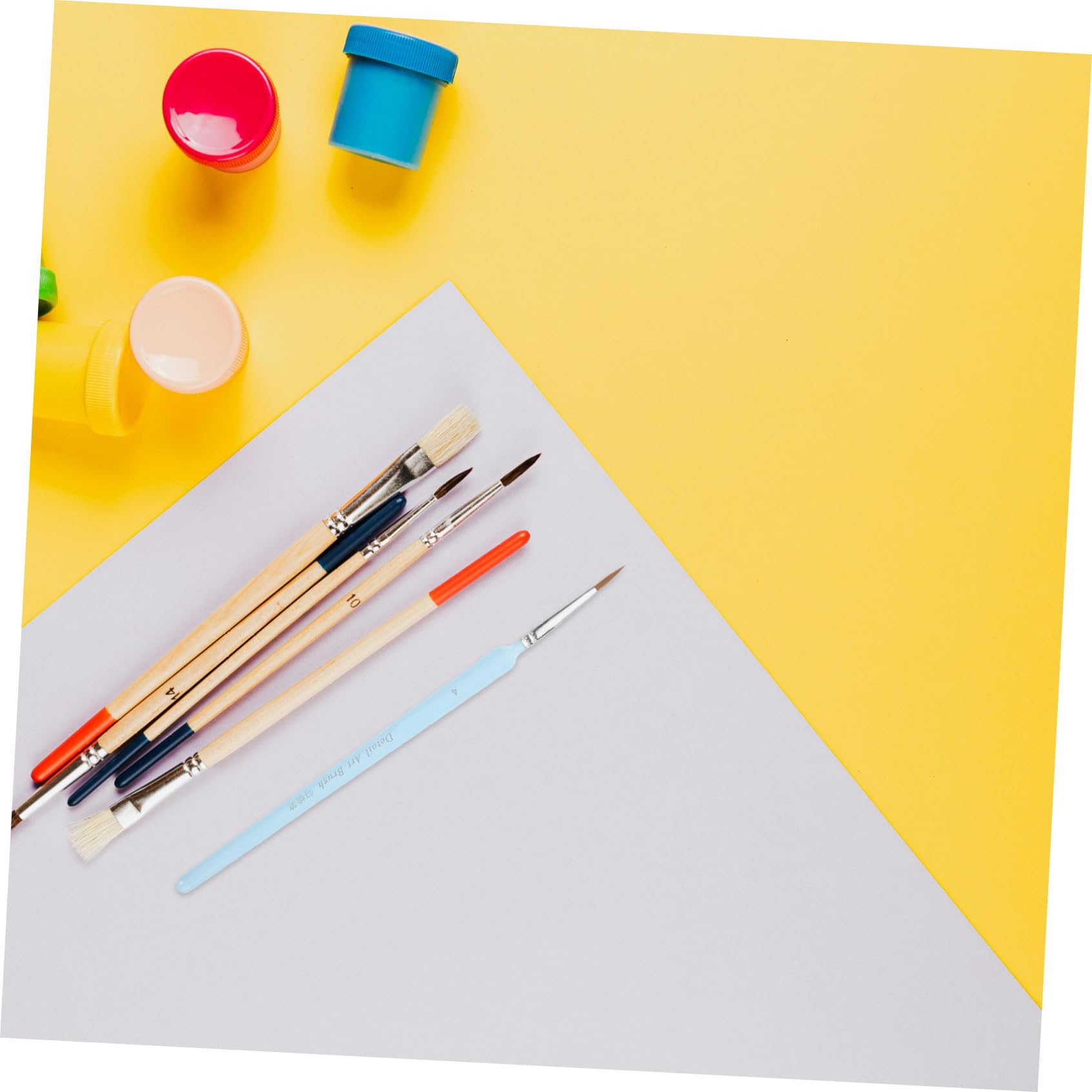 55piezas Pinceles para Detalles para Pintura Acrílica Acuarela y Gouache Herramientas De Artista para Miniaturas y Proyectos De Arte