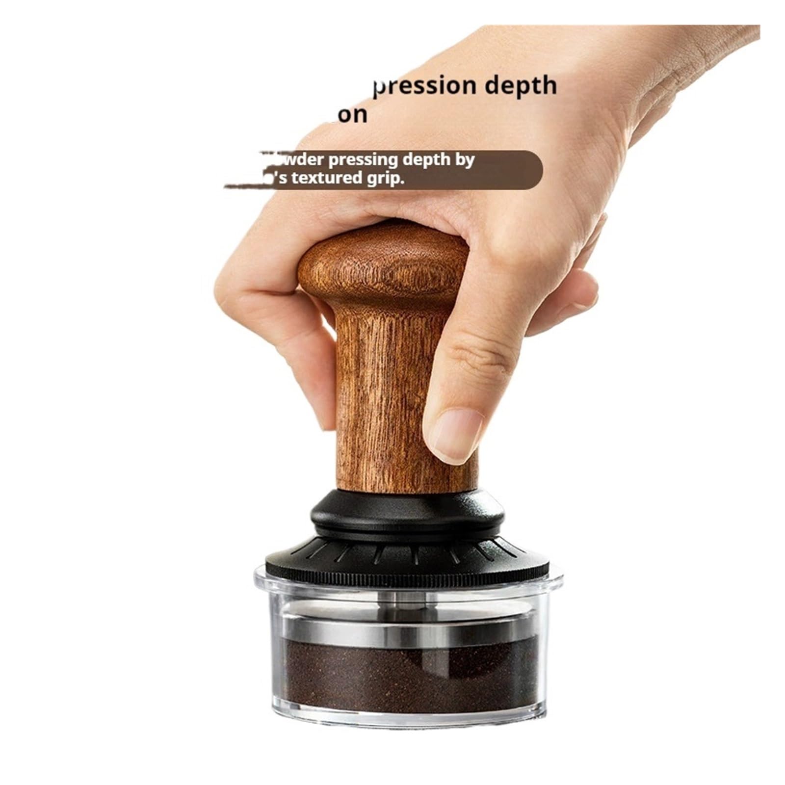30lb Espresso-Tamper mit konstantem Druck - Kalibriertes, federbelastetes Gewindedesign, professionelles Barista-Werkzeug und Kaffeezubehör (51mm)