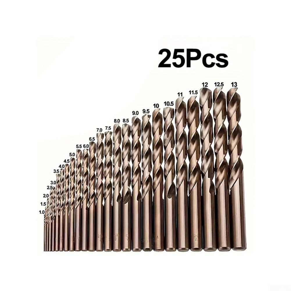Set Taladro 25pcs Para Metal Hormigón para madera Set Taladro
