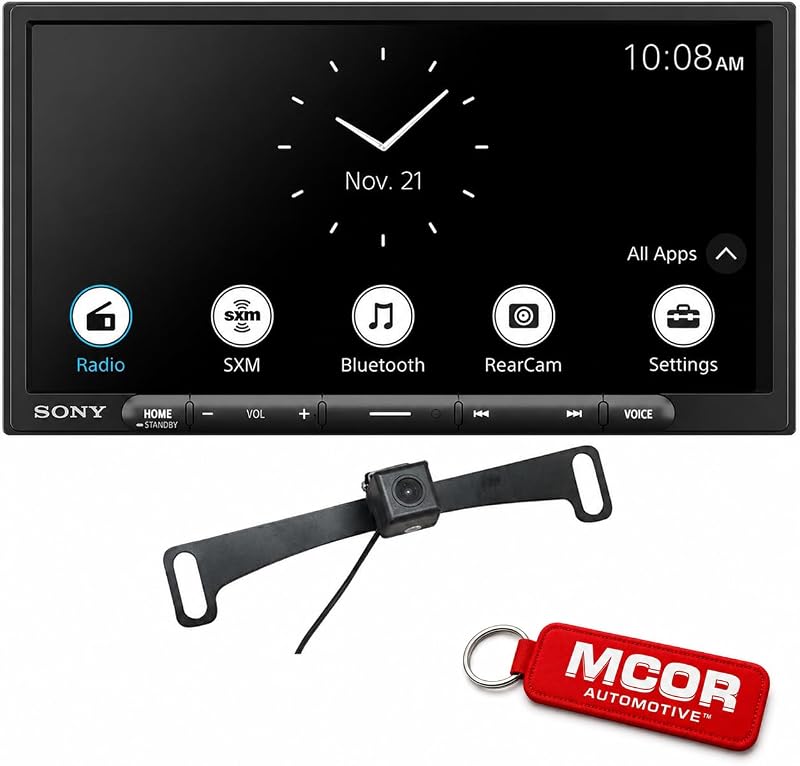 XAV-AX6000 Receptor multimedia automático Apple CarPlay inalámbrico de 6,95" con Android, HDMI, USB-C, LDAC + paquete de cámara de respaldo