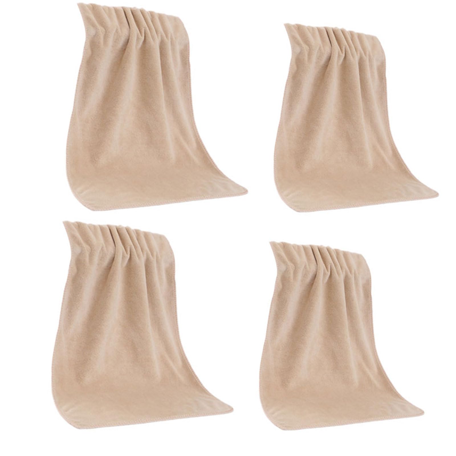 Elnwnnkc 4 Soft Sports Towels, Super Absorbent Fast-Drying Fabric for Gym, Travel & Sensitive Scalp, Machine-Washable Design Thickened Cotton Hair Towel