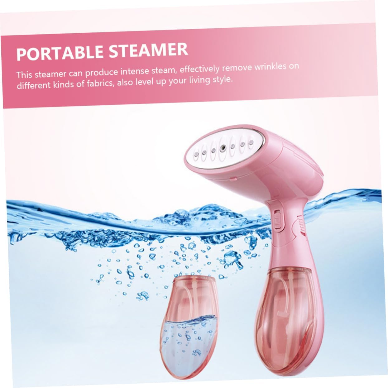 IMIKEYA Travel Portable Handheld Garment Clothes Wrinkle Remover Abs Material Easy to Carry Store