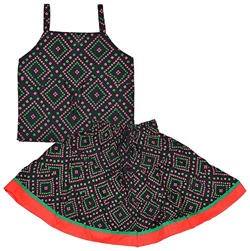 Image of DIAMO Girls' Cotton Lehenga Choli