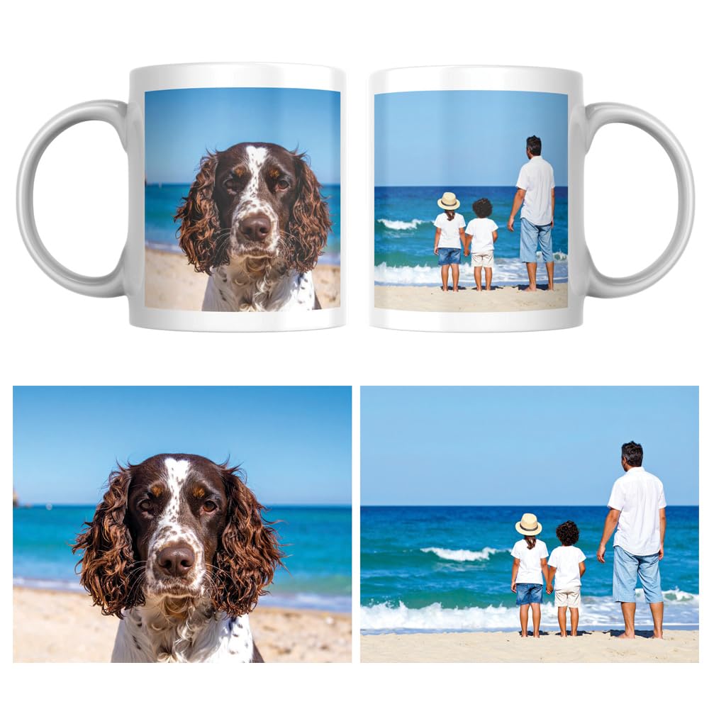 MUGGZ Custom Photo Mug Personalised with Picture | Ceramic Cup 11oz Gift