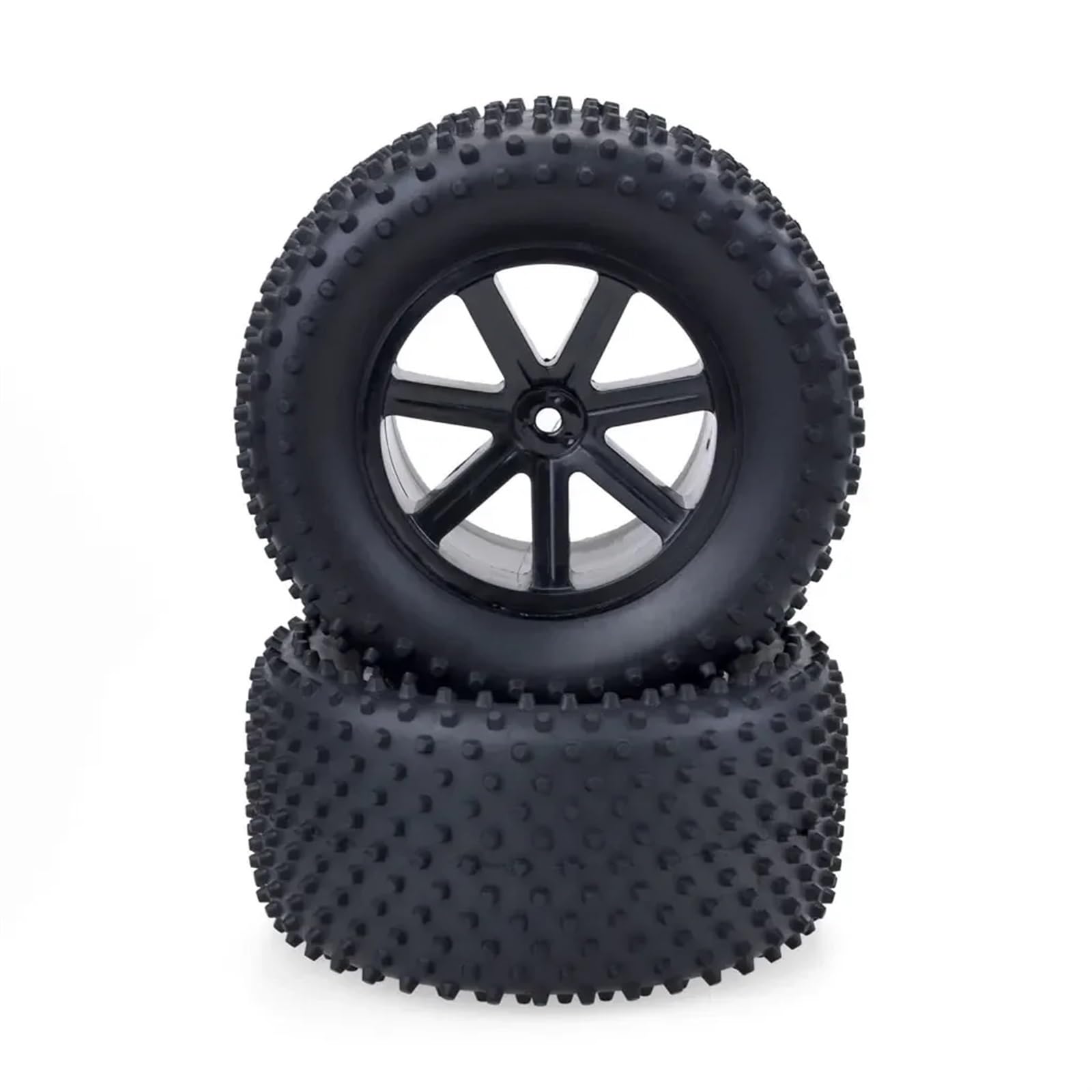 Compatible con HSP 1/10 RC Car Off Road para Desert Truck 4 Piezas 110 MM RC Neumáticos De Goma De Plástico Llanta Ruedas Neumáticos 12 Mm para Cubo Hex Neumáticos RC