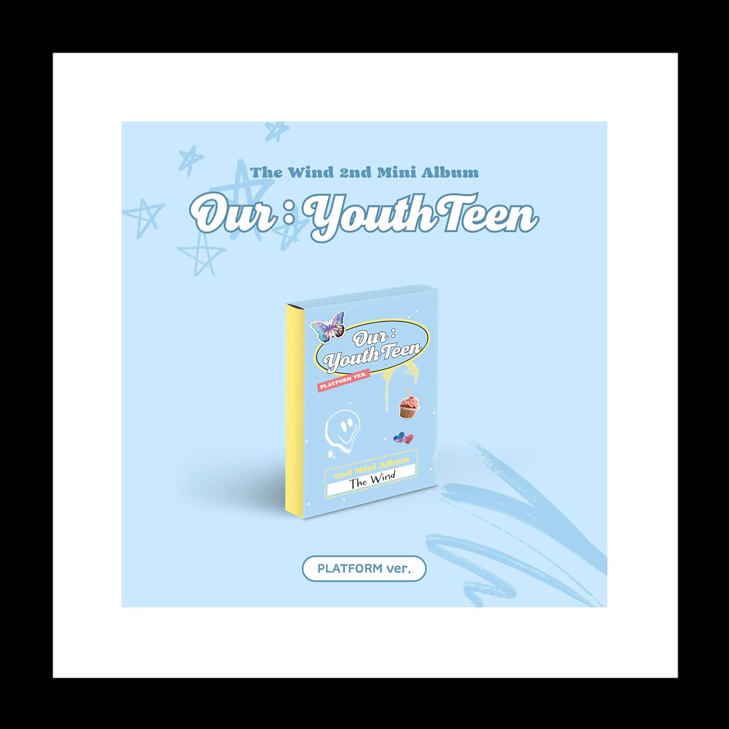 THE WIND Our : YouthTeen 2nd Mini Album Full 3 Version SET Standard DEAR Version+Standard FROM Version+Platform Version+Tracking Sealed