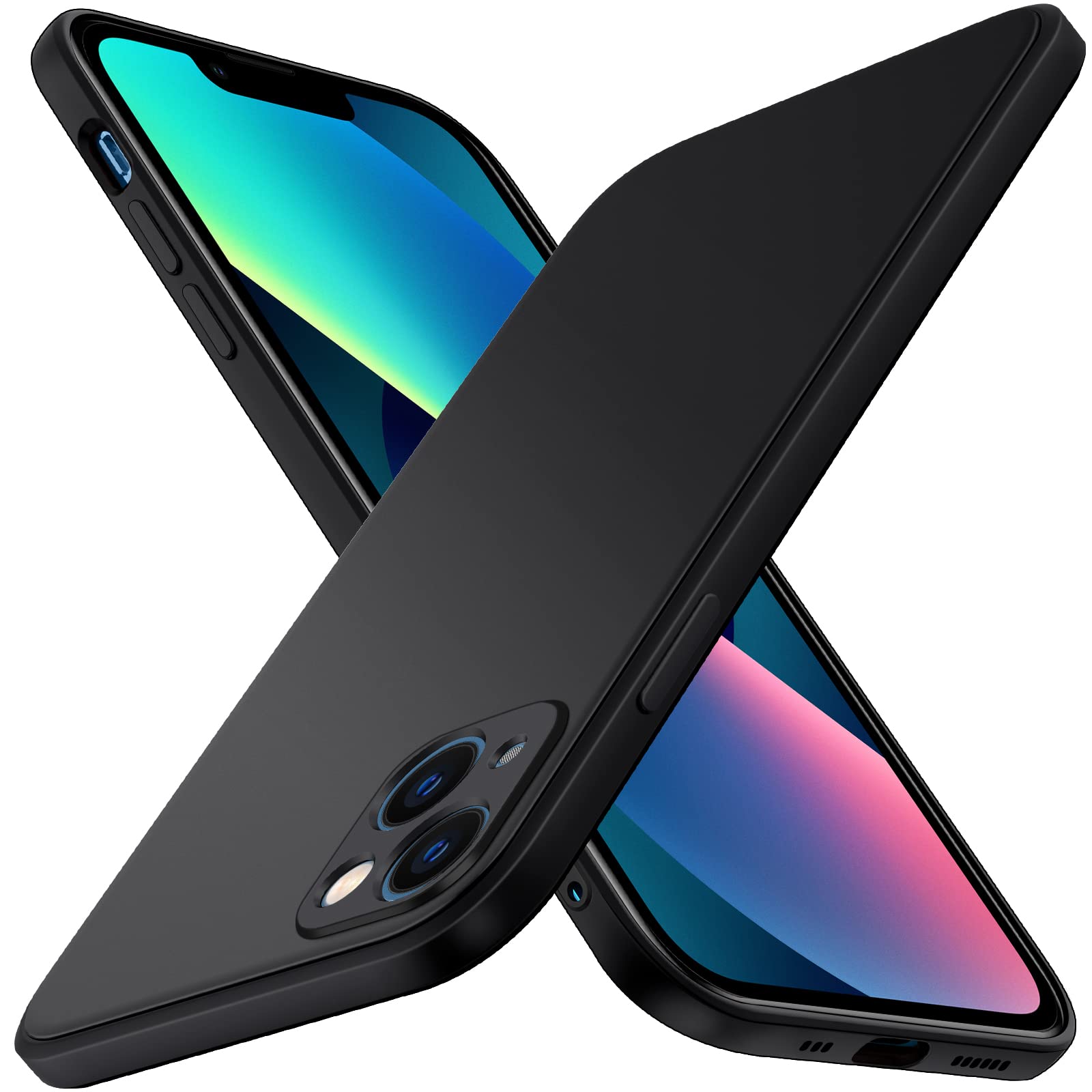 Custodia Per IPhone 13 Mini Con Pellicola Vetro Temperato | Cover Trasparente Antiurto E Protettiva - Foto 4