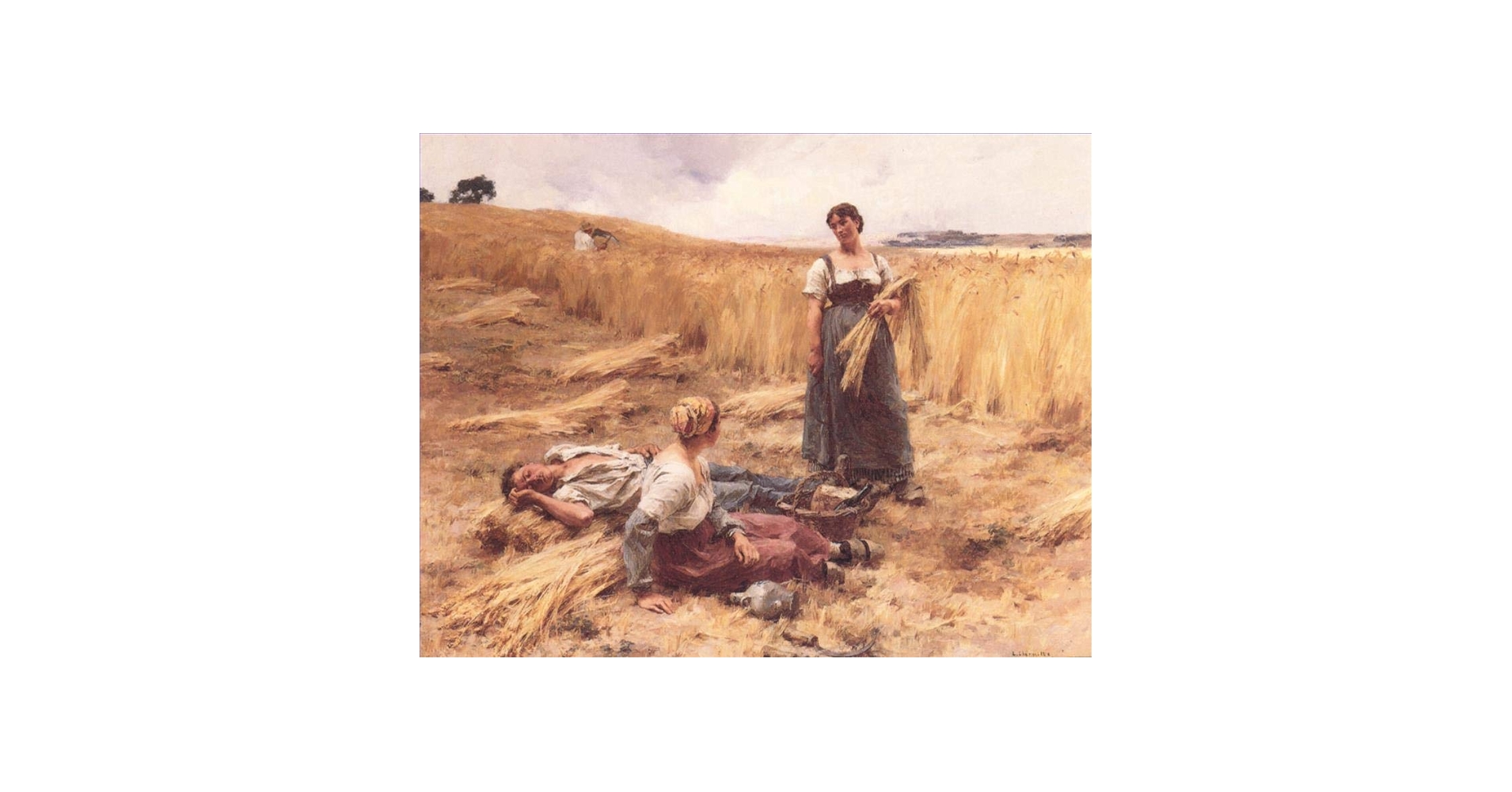 Amazon.co.jp: 12 の有名な絵画 - モン サン ペールの田園風景