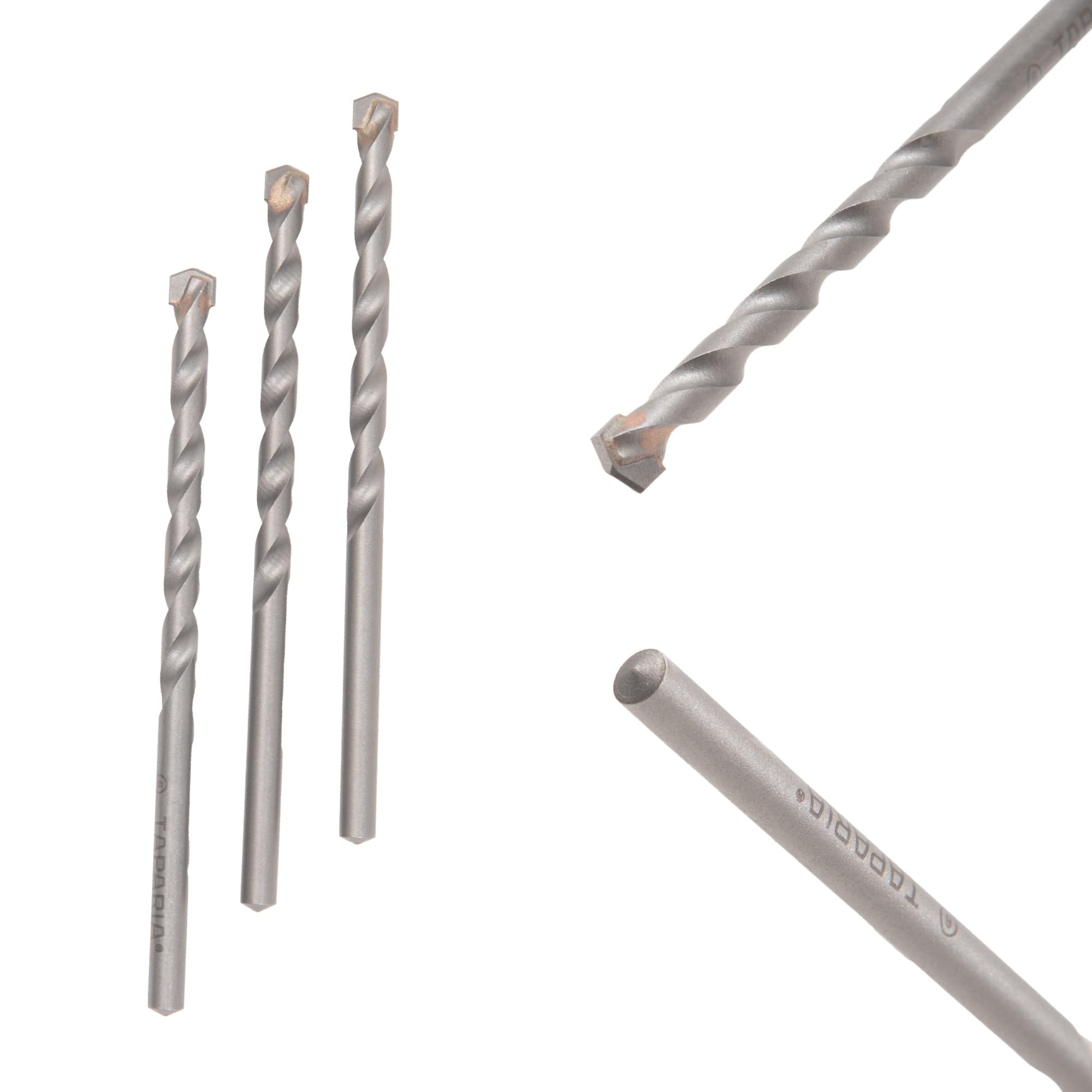 TAPARIA 6 mm Flat Tip Masonry Drill Bit for Wall/Masonary Drilling (MD 6150, 6x90x150 mm, Pack of 2)-Sprial Flute Type-Home, DIY, Professional, Brick, Wall, Masonary-Drilling-picture-34