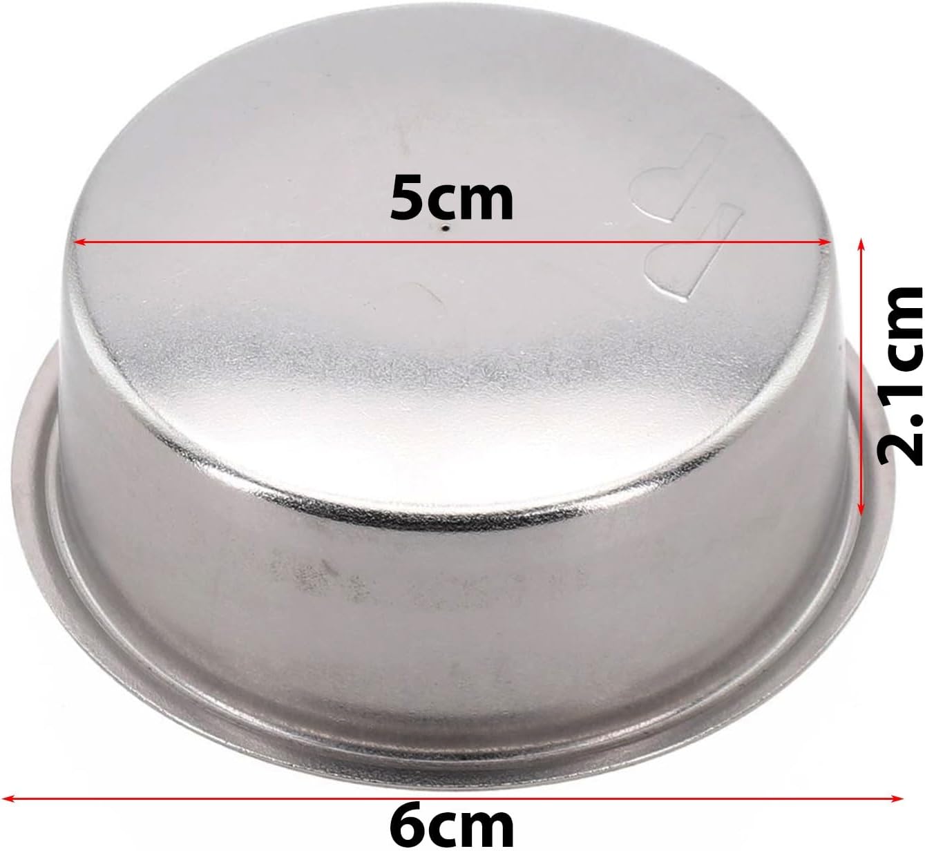 1pcs 51mm Non Pressurized 2-Cup Coffee Filter Basket Blind Filter Cup Espresso Machine Part Accessory
