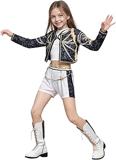 Comprar K-pop Demon Cosplay Disfraz, Kpop Hunters Rumi Disfraz de niña Rumi Mira Zoey Cosplay Vestido para Halloween Carnaval