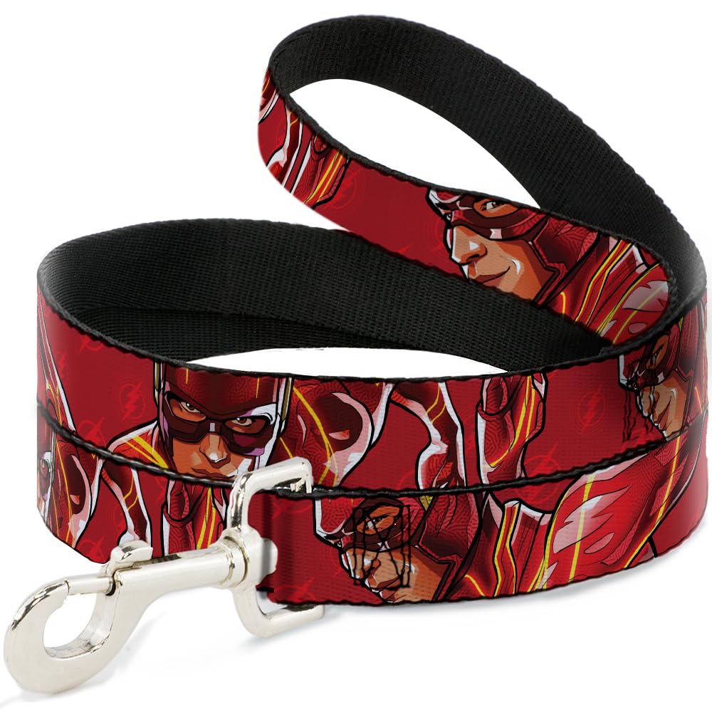 Laisse pour Chien The Flash DC Comics - Sangle de Promenade Rouge 1,8 m