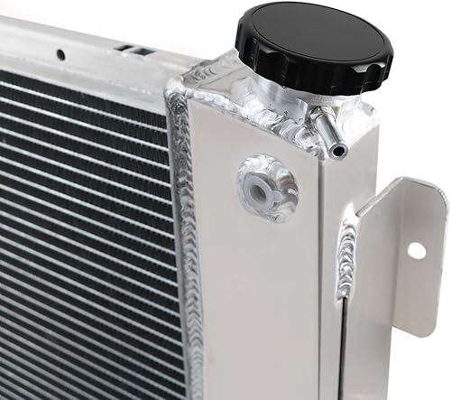 Miniatura 7 de Radiador compatible con 1967-1969 Chevy Camaro Base RS SS 3.8L 4.1L L6 5.0L 5.3L 5.4L 6.5L 7.0L V8 Gas y 1967-1969 Pontiac Firebird L6 V8, 3 filas